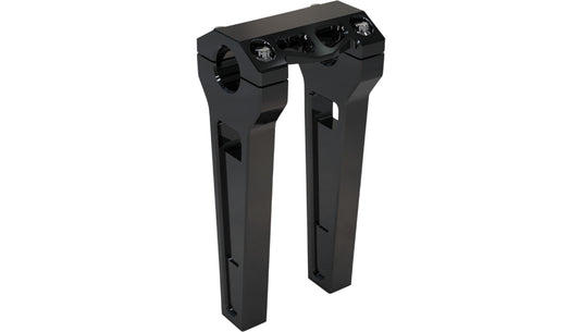 La Choppers LA-7480-08B 1.25in. Straight Riser Kit - 8in. - Black Anodized
