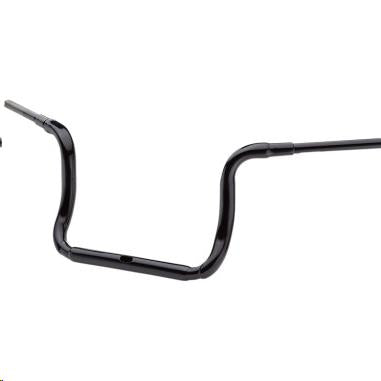 La Choppers LA-7323-12B 1-1/2in. Traditional Ape Hanger Handlebar - Black
