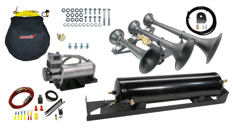Load image into Gallery viewer, Kleinn Air Horns SDKIT17-734STL KLE Ford Air Systems

