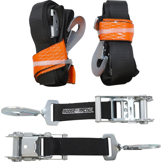 Moose Utility 3920-0494 Wheel Net Tie Downs - Black