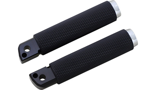 Rough Crafts RC-400-007 Passenger Peg - Chrome - Knurled
