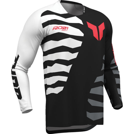 Thor Launchmode Shredder Jersey (Medium, Black/White)