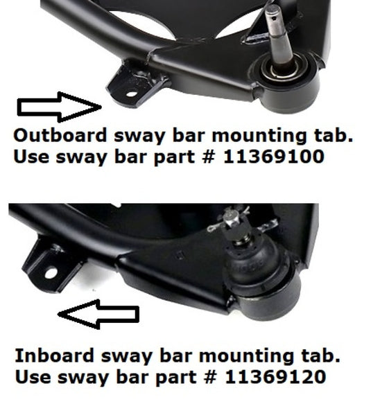 Ridetech 11369120 RID Sway Bars - Front