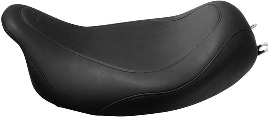 Mustang 76700 Wide Tripper Solo Seat - Smooth - Black