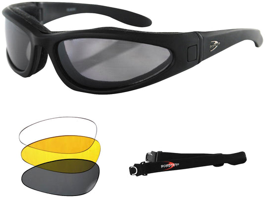 Bobster Eyewear Lowrider II Convertible Sunglasses