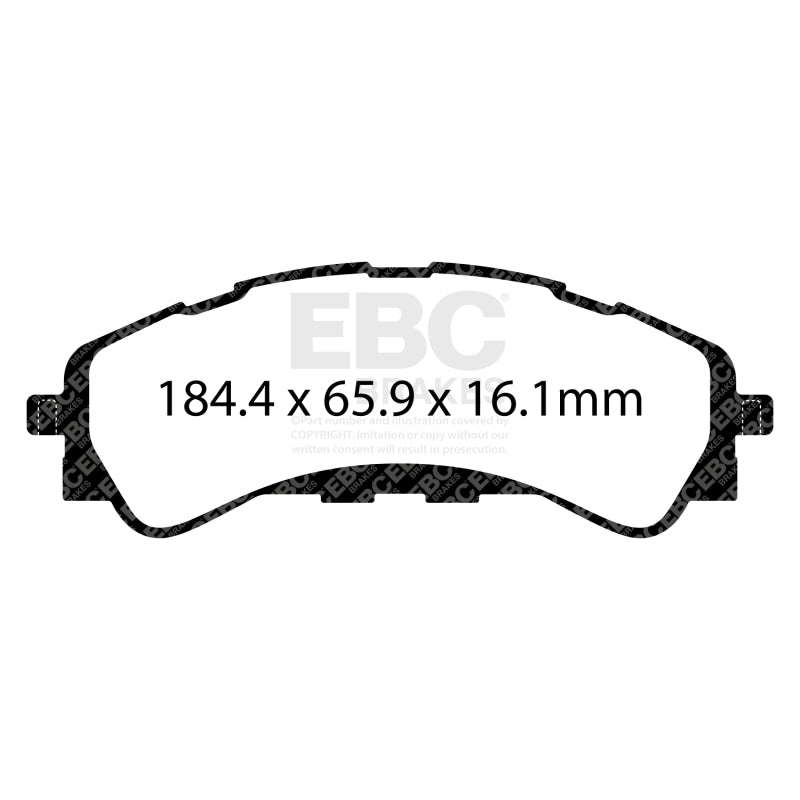 Load image into Gallery viewer, Ebc DP43107R EBC Yellowstuff Brake Pad Sets
