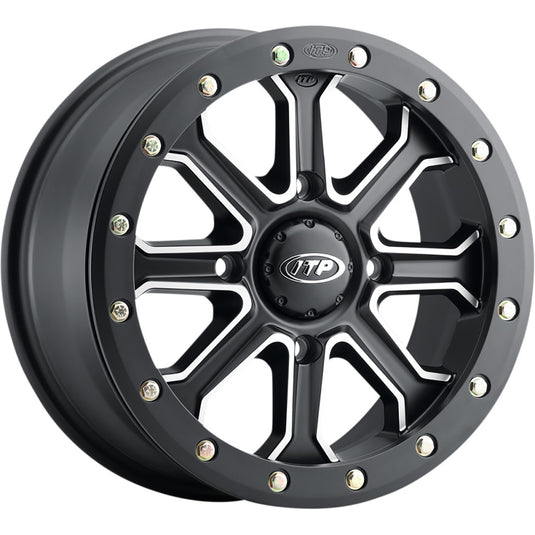 Itp 1522529727B Inertia Wheel - 15x7 - 5+2 (+40mm) Offset - 4/137 - Matte Black/Machined