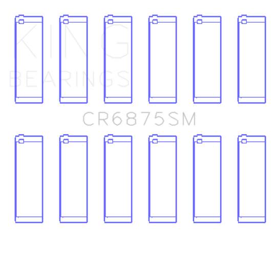 King Engine Bearings CR6875SM0.25 KING Connecting Rod Bearings