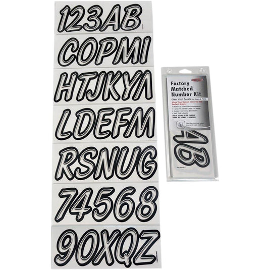 Hardline 400CLBLK Series 400 Registration Kit - Clear - Clear/Black