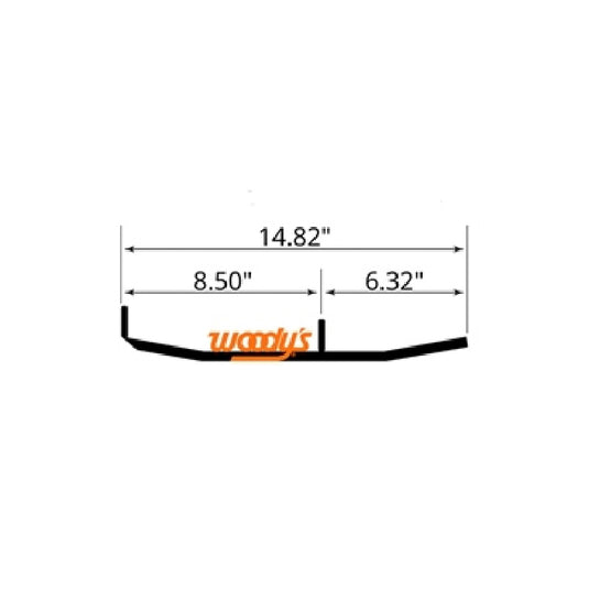 Woodys APRT-1125 Carbide Runner - Pair