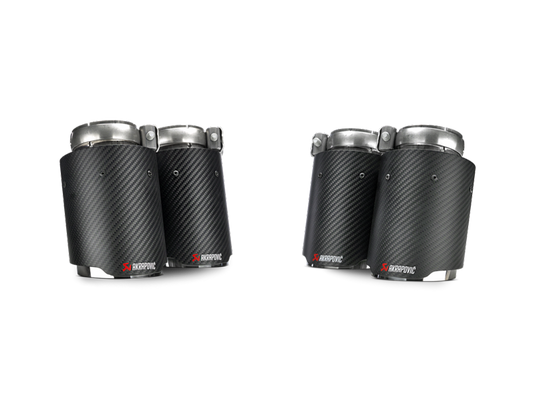 Akrapovic TP-CT/26 AKR Tail Pipe Set - Carbon