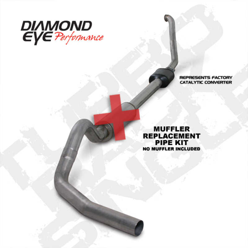 Load image into Gallery viewer, Diamond Eye Performance K4306S-RP DEP Turbo Back Exhaust Kit AL
