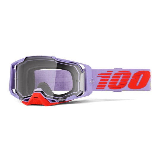 100% Armega Goggles (One Size Fits Most, Fausto / Clear Lens)