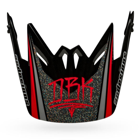 Bell Helmets Visor for Moto-9 MIPS Twitch Replica 22 Youth Helmets - Gloss Black/Gray