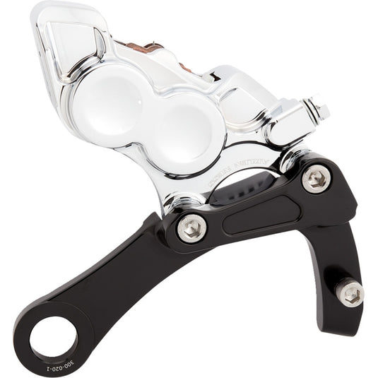 Arlen Ness 02-327 4-Piston Brake Rear Caliper/Brackets - Chrome