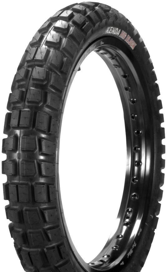 Kenda 047841905B0 K784 Big Block Dual Sport Front Tire - 100/90-19