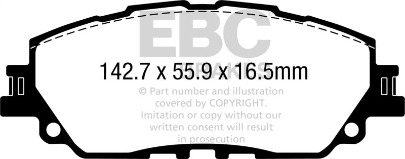 Load image into Gallery viewer, Ebc UD2076 EBC Ultimax2 Brake Pad Sets
