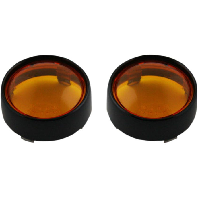 Custom Dynamics PB-B-BEZ-BA Bullet Bezels For ProBEAM Turn Signal - Gloss Black