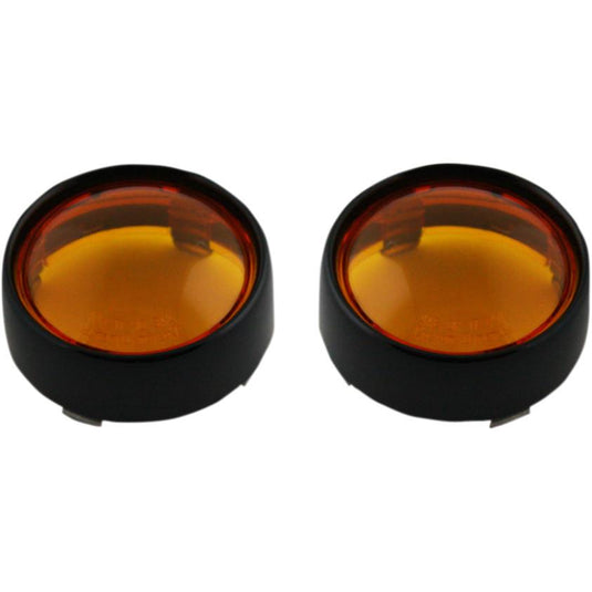 Custom Dynamics PB-B-BEZ-BA Bullet Bezels For ProBEAM Turn Signal - Gloss Black
