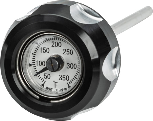 Harddrive 88252 White Face Oil Dipstick with Temp Gauge