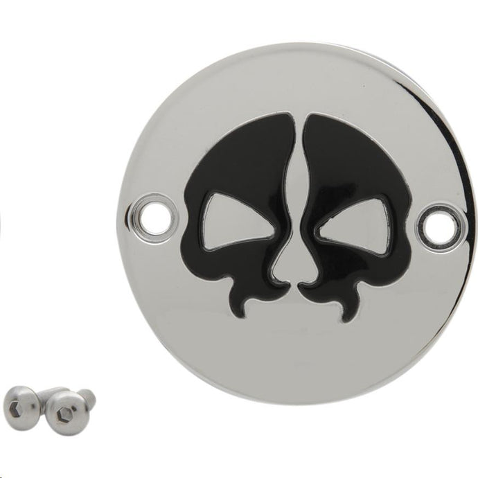 Drag Specialties 0940-1743 Split Skull Points Cover - Chrome