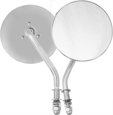 Harddrive 153083 Universal 4in. Round Mirror - Right Side - Chrome