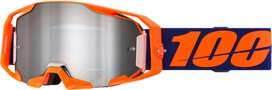 Neon Orange / Silver Flash Mirror Lens