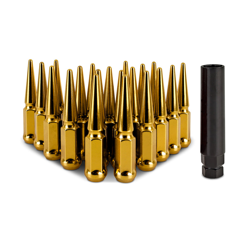 Load image into Gallery viewer, Mishimoto MMLG-SP1215-20GD MM Lug Nuts - Steel
