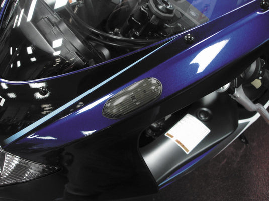 Hotbodies Racing 61701-0101 Flush Mount Turn Signal/Mirror Block Offs - Smoke