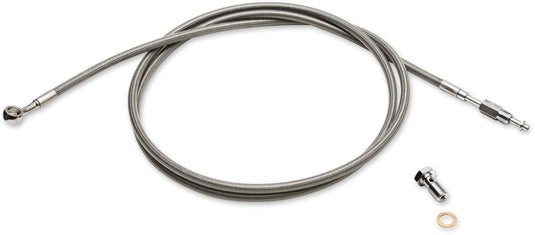 La Choppers LA-8049C08 Hydraulic Clutch Line - Stainless Steel