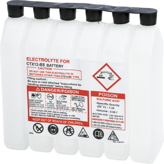 Fire Power 600CC CTX Sealed Battery Electrolyte Pack