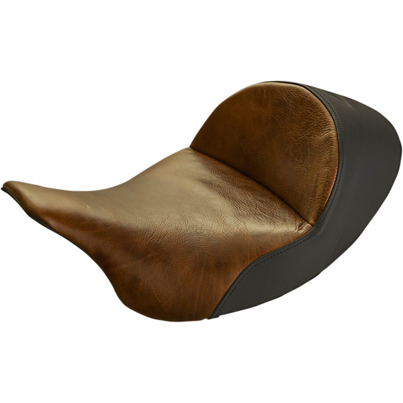 Saddlemen 808-07B-0041L Lariat Low Solo Seat - Brown
