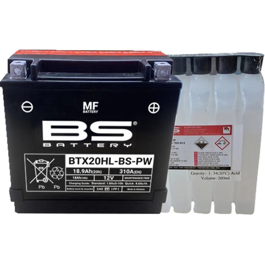 Bs Battery 300821 MF AGM Maintenance-Free Battery
