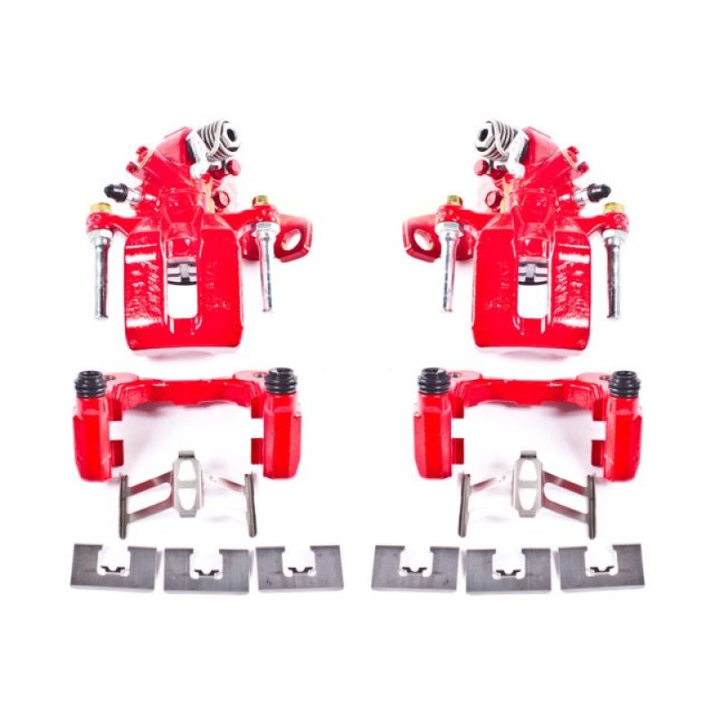 Load image into Gallery viewer, Powerstop S3298 PSB Red Calipers
