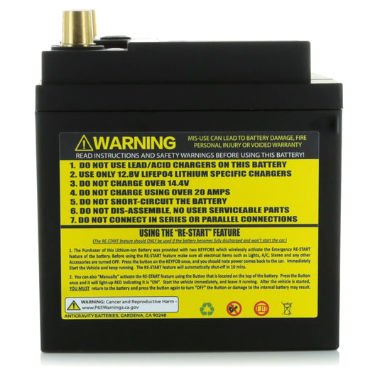 Antigravity Batteries AG-H6-40-RS ANT AG 48 Restart Battery - Lithium