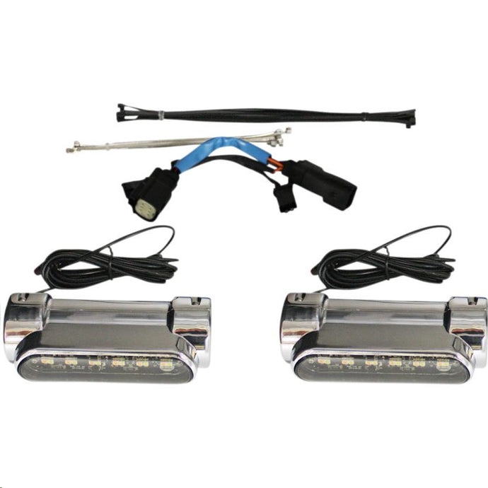 Custom Dynamics CD-CB-AW-SS6-C Engine Guard LED - Chrome