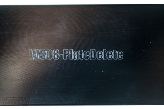 Turbo Xs WS08-LPD-BLK-WRX TXS License Plate Relocation