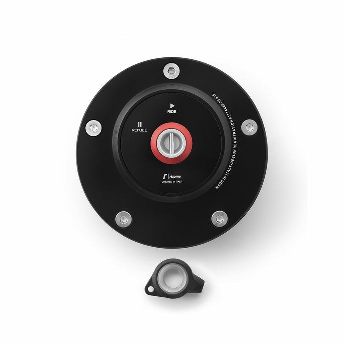 Rizoma TF051B Locking Gas Cap - Black