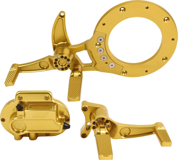Hawg Halters Inc MCK-FC21GS-FK Dominator Mid-Control Kit - Gold