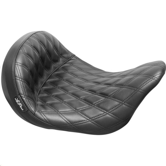 Le Pera LK-697SPDD Monterey Sport Solo Seat - Double Diamond Pillion Pad