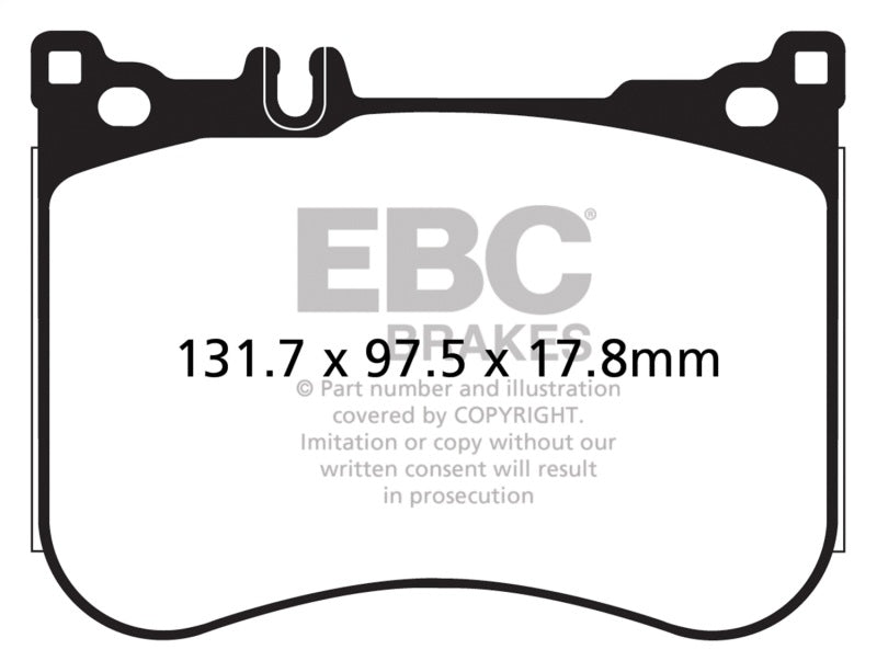 Load image into Gallery viewer, Ebc DP42178R EBC Yellowstuff Brake Pad Sets
