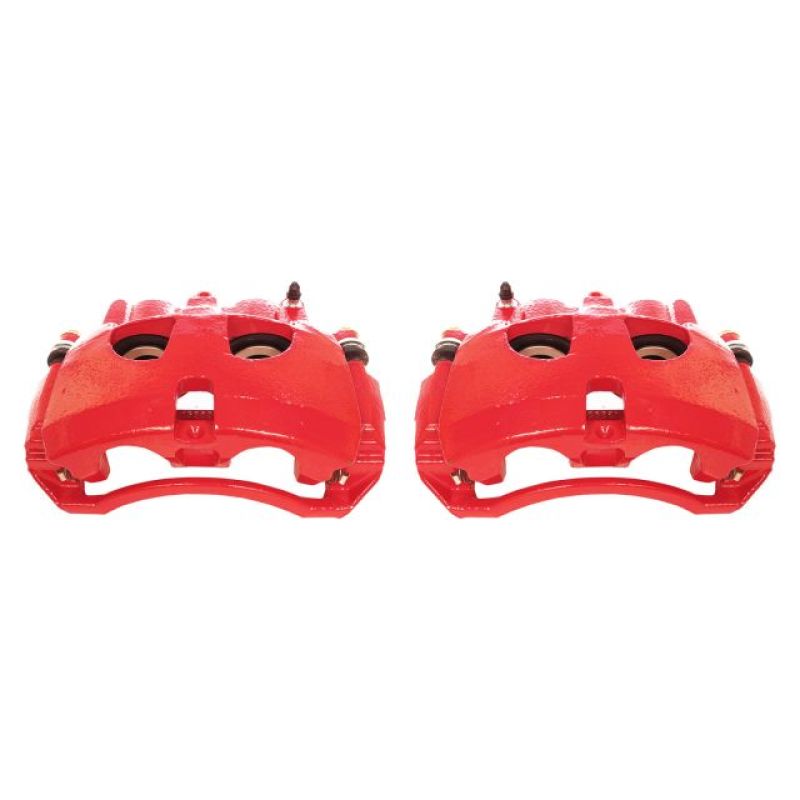 Load image into Gallery viewer, Powerstop S5172 PSB Red Calipers
