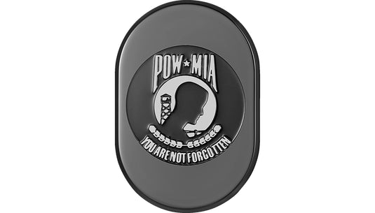 Figurati Designs FD55-AC-BLK-RT Antenna Cover - Black with POW-MIA