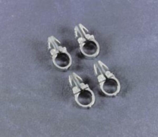 Drag Specialties DS-272333 Handlebar Wiring Clips - 3/8in ID