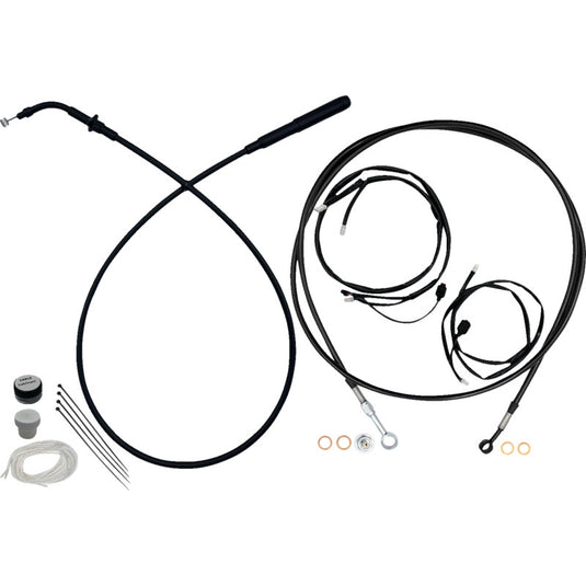 Fat Baggers, Inc. 249916-B EZ Install Upper Clutch Cable Kit - 16in. - Black
