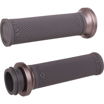 Odi V30ITWH-H Ruffian Lock-On Street Grips (Black/Gunmetal)