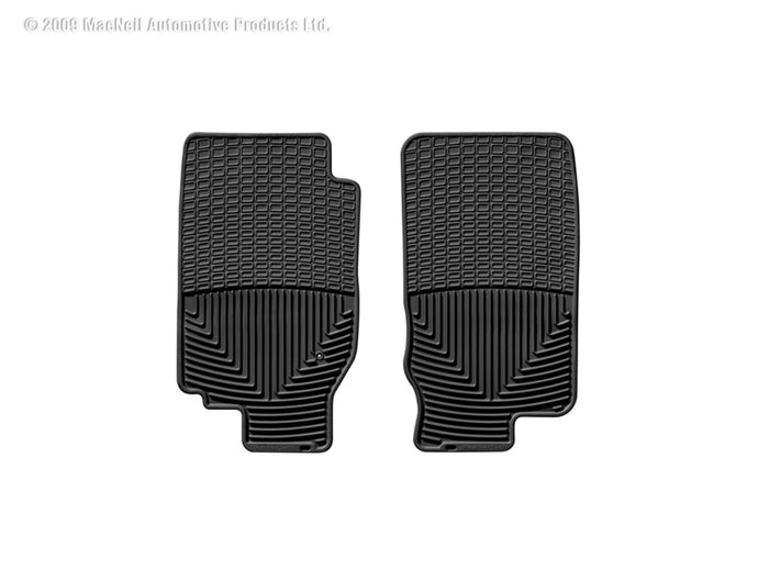 Weathertech W30 WT Rubber Mats - Front - Blk