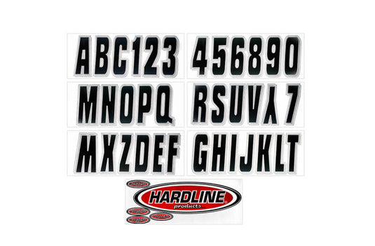 Hardline BLKSI320 HRL Registration Letters