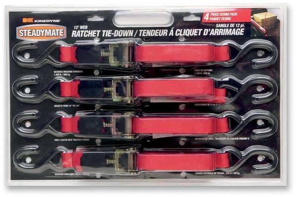 Steadymate 15531 Tie-Downs with Ratchet Buckles