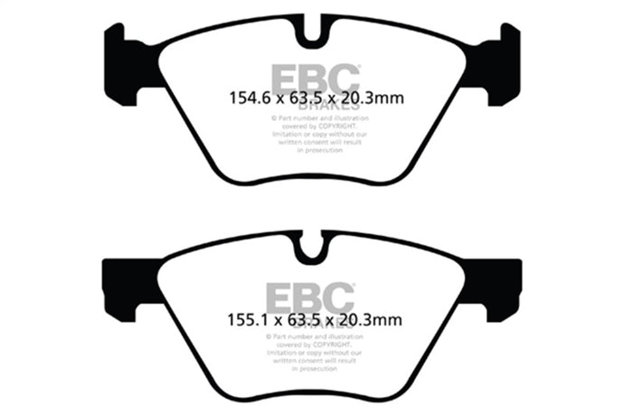 Ebc DP41493R EBC Yellowstuff Brake Pad Sets